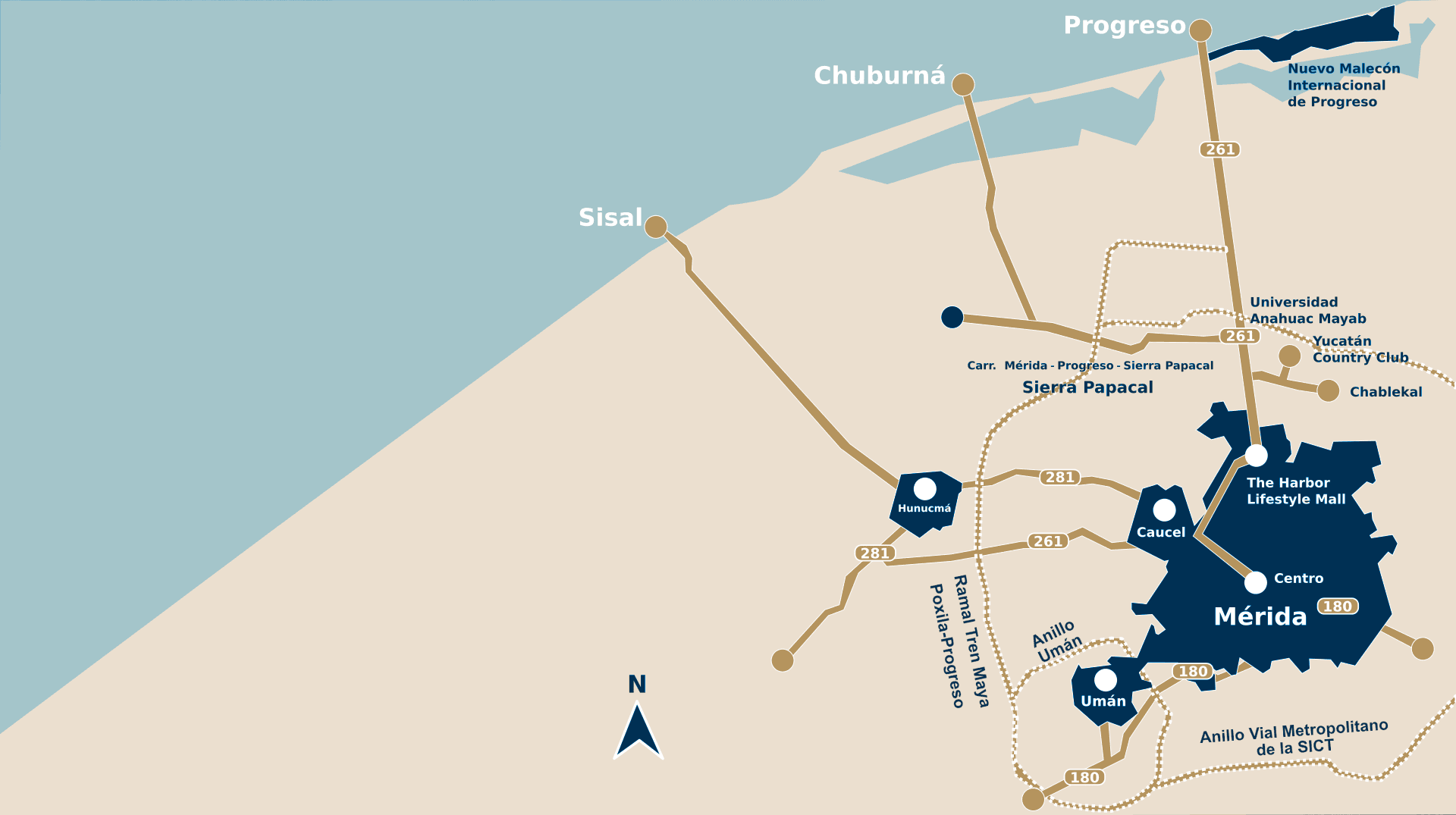 Mapa Regional de Country Lakes